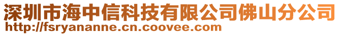 深圳市海中信科技有限公司佛山分公司