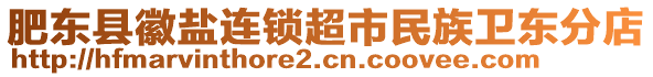 肥東縣徽鹽連鎖超市民族衛(wèi)東分店