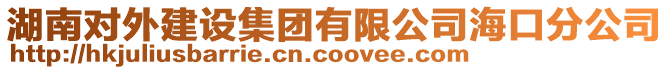 湖南對外建設集團有限公司??诜止? style=