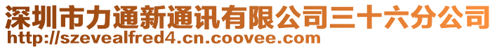 深圳市力通新通訊有限公司三十六分公司