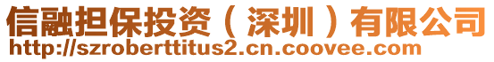 信融擔(dān)保投資(深圳)有限公司
