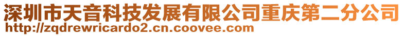 深圳市天音科技發(fā)展有限公司重慶第二分公司
