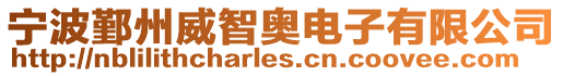 寧波鄞州威智奧電子有限公司