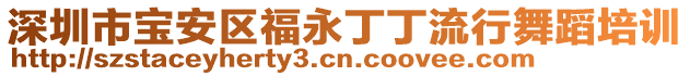 深圳市宝安区福永丁丁流行舞蹈培训