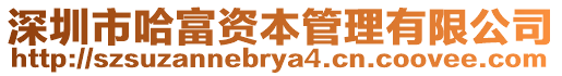 深圳市哈富資本管理有限公司