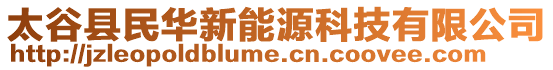 太谷縣民華新能源科技有限公司