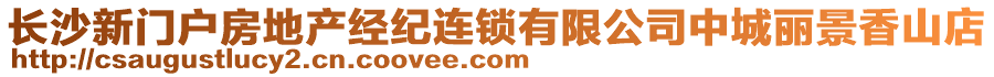 長(zhǎng)沙新門戶房地產(chǎn)經(jīng)紀(jì)連鎖有限公司中城麗景香山店