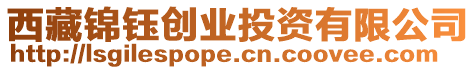 西藏錦鈺創業投資有限公司