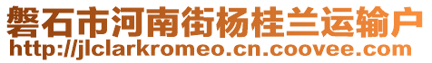 磐石市河南街楊桂蘭運輸戶