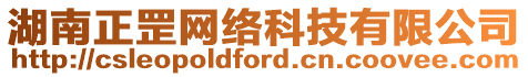 湖南正罡網(wǎng)絡(luò)科技有限公司