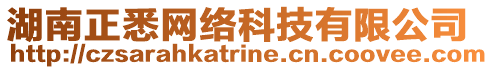 湖南正悉網(wǎng)絡(luò)科技有限公司