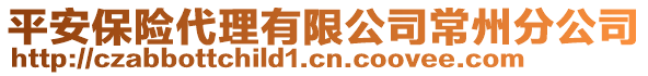 平安保險代理有限公司常州分公司