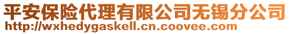 平安保險代理有限公司無錫分公司
