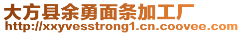 大方縣余勇面條加工廠