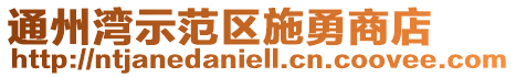 通州灣示范區施勇商店