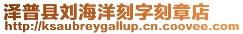 澤普縣劉海洋刻字刻章店