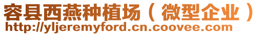 容縣西燕種植場(chǎng)（微型企業(yè)）