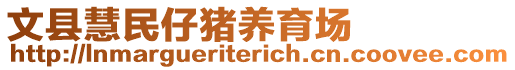 文縣慧民仔豬養(yǎng)育場