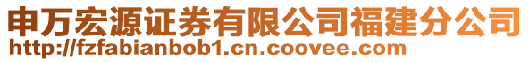 申萬宏源證券有限公司福建分公司