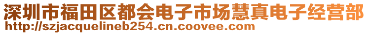 深圳市福田區(qū)都會電子市場慧真電子經(jīng)營部