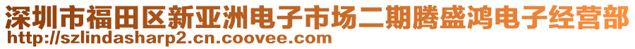 深圳市福田區(qū)新亞洲電子市場(chǎng)二期騰盛鴻電子經(jīng)營(yíng)部