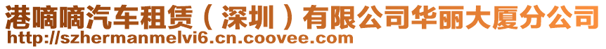 港嘀嘀汽車租賃(深圳)有限公司華麗大廈分公司