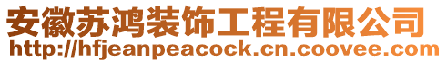 安徽蘇鴻裝飾工程有限公司