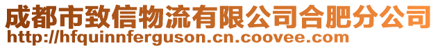 成都市致信物流有限公司合肥分公司