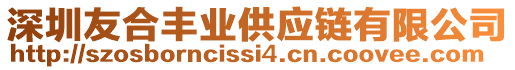 深圳友合豐業(yè)供應(yīng)鏈有限公司