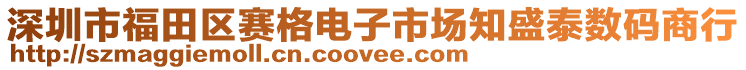 深圳市福田區賽格電子市場知盛泰數碼商行