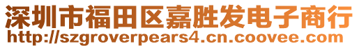 深圳市福田區(qū)嘉勝發(fā)電子商行
