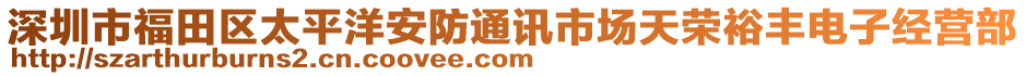 深圳市福田區(qū)太平洋安防通訊市場天榮裕豐電子經(jīng)營部