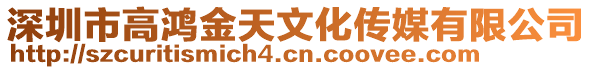 深圳市高鴻金天文化傳媒有限公司