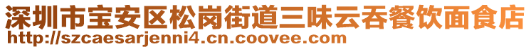 深圳市寶安區(qū)松崗街道三味云吞餐飲面食店