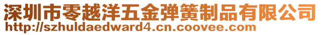 深圳市零越洋五金彈簧制品有限公司