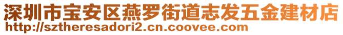 深圳市寶安區燕羅街道志發五金建材店