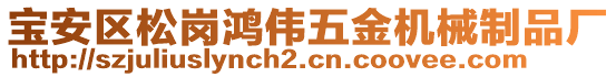 寶安區(qū)松崗鴻偉五金機(jī)械制品廠
