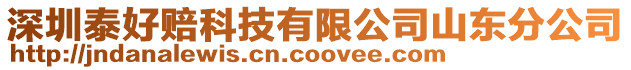 深圳泰好賠科技有限公司山東分公司