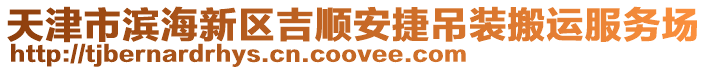 天津市濱海新區吉順安捷吊裝搬運服務場