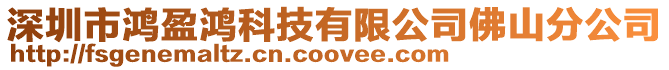 深圳市鴻盈鴻科技有限公司佛山分公司