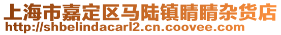 上海市嘉定區馬陸鎮睛睛雜貨店