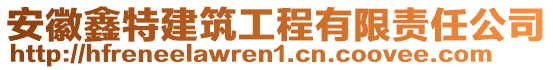 安徽鑫特建筑工程有限責(zé)任公司