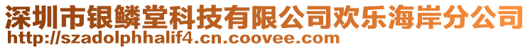 深圳市銀鱗堂科技有限公司歡樂海岸分公司