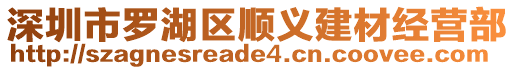 深圳市羅湖區(qū)順義建材經(jīng)營(yíng)部