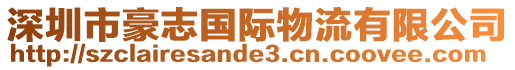 深圳市豪志國際物流有限公司