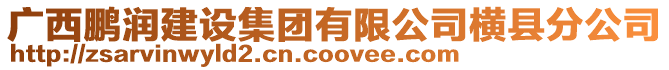 廣西鵬潤(rùn)建設(shè)集團(tuán)有限公司橫縣分公司
