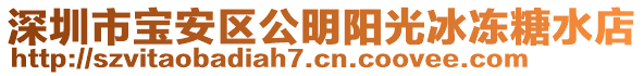 深圳市寶安區(qū)公明陽光冰凍糖水店