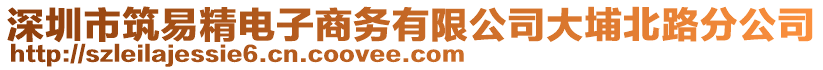 深圳市筑易精電子商務(wù)有限公司大埔北路分公司