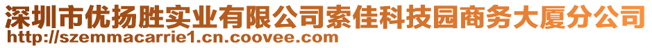 深圳市優(yōu)揚勝實業(yè)有限公司索佳科技園商務大廈分公司