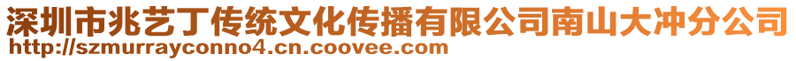 深圳市兆藝丁傳統文化傳播有限公司南山大沖分公司